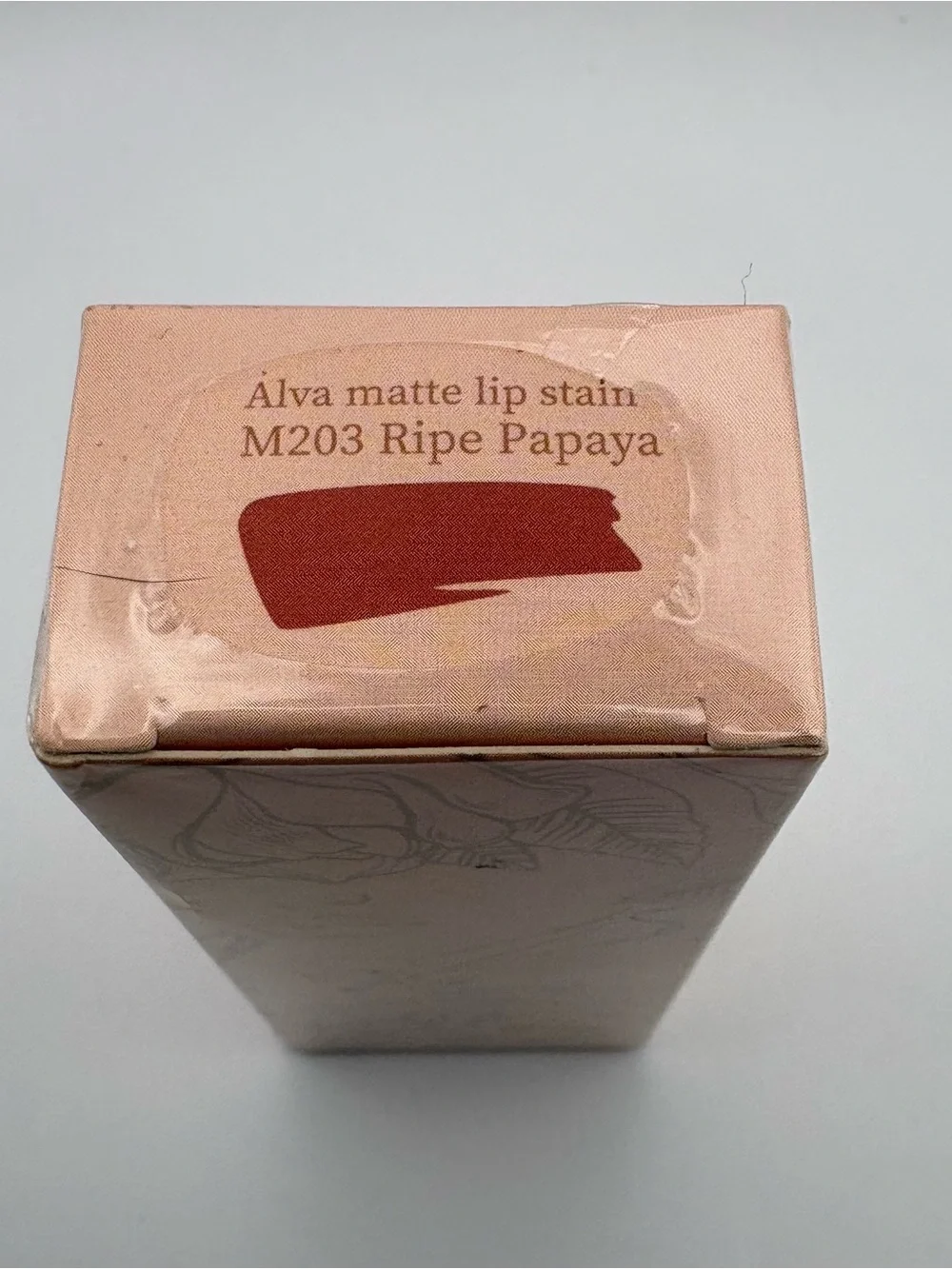 Olden’s Eye Alva Matte Lip Stain in M203 RIPE PAPAYA-CAMILLA FACTORY SEALED NIB
